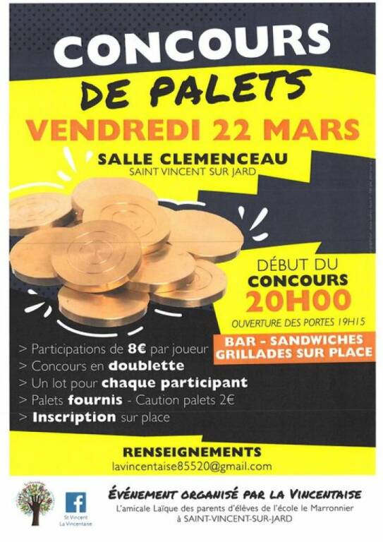 CONCOURS DE PALETS