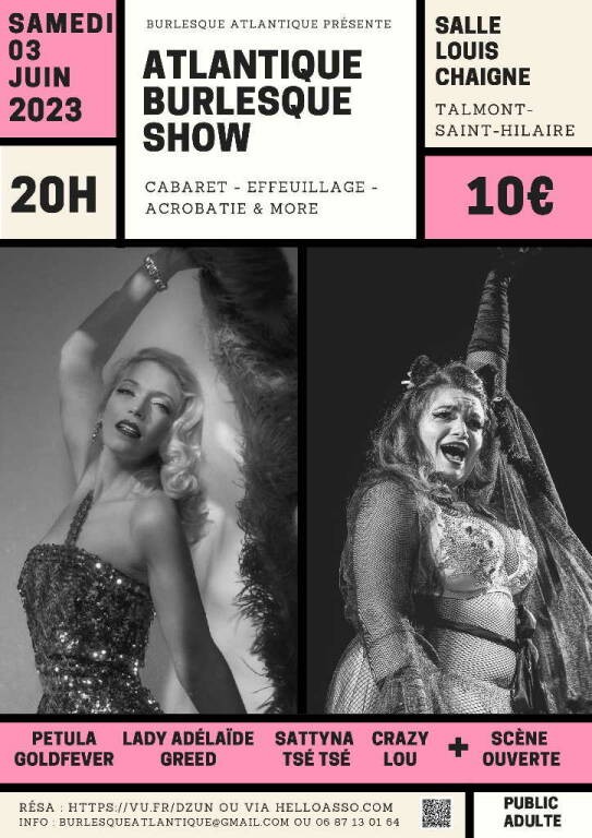 ATLANTIQUE BURLESQUE SHOW: Festivals and events France, Atlantic Loire ...