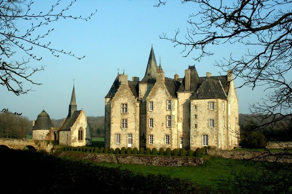 Chateau De Bourgon A Montourtier Castles France Atlantic Loire Valley