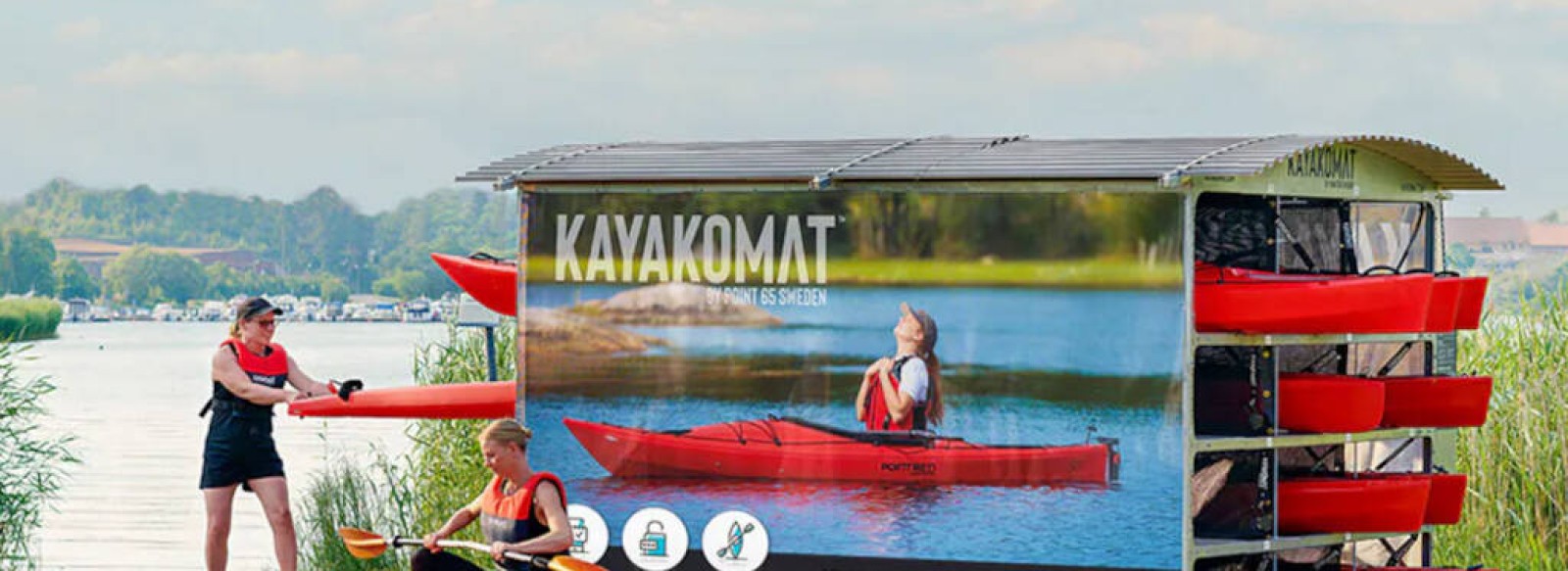 KAYAKOMAT : LOCATION DE KAYAK EN LIBRE-SERVICE